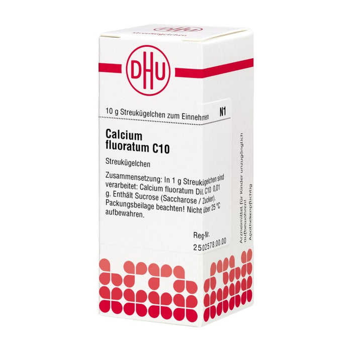 DHU Calcium fluoratum C10 Streukügelchen, 10 g Globuli