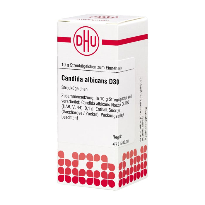 DHU Candida albicans D30 Streukügelchen, 10 g Globuli