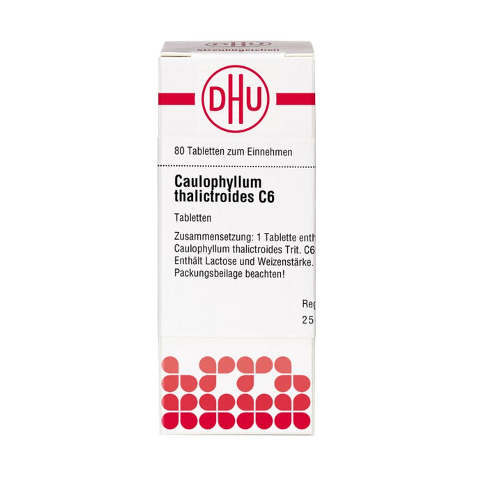 DHU Caulophyllum thalictroides C6 Tabletten, 80 pc Tablettes