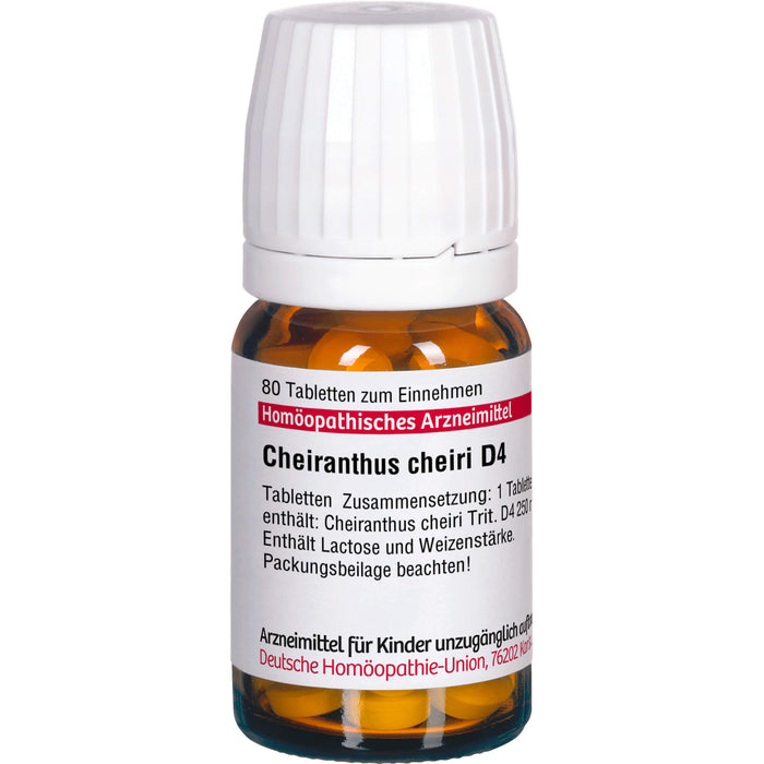 Cheiranthus cheiri D4 DHU Tabletten, 80 St. Tabletten