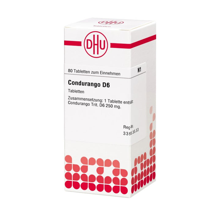 DHU Condurango D6 Tabletten, 80 St. Tabletten