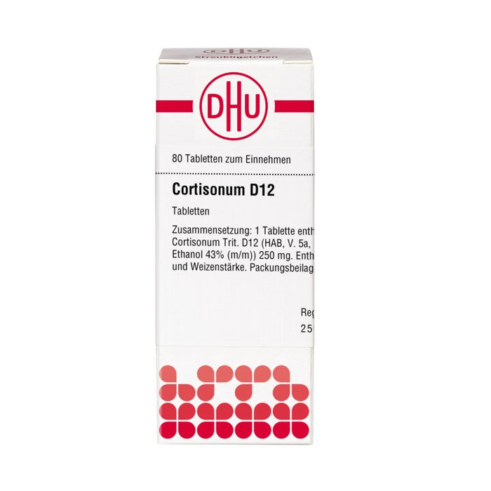 DHU Cortsonum D 12 Tabletten, 80 St. Tabletten