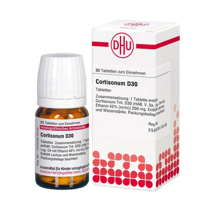 DHU Cortisonum D30 Tabletten, 80 pc Tablettes