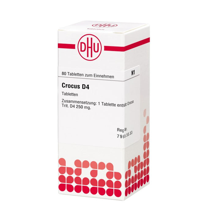 Crocus D4 DHU Tabletten, 80 St. Tabletten