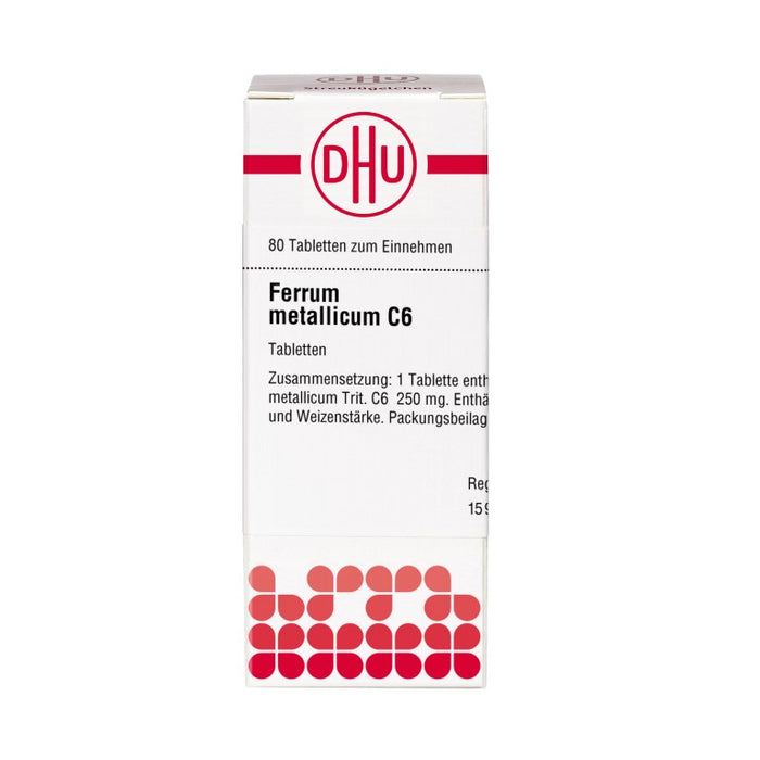 Ferrum metallicum C6 DHU Tabletten, 80 St. Tabletten