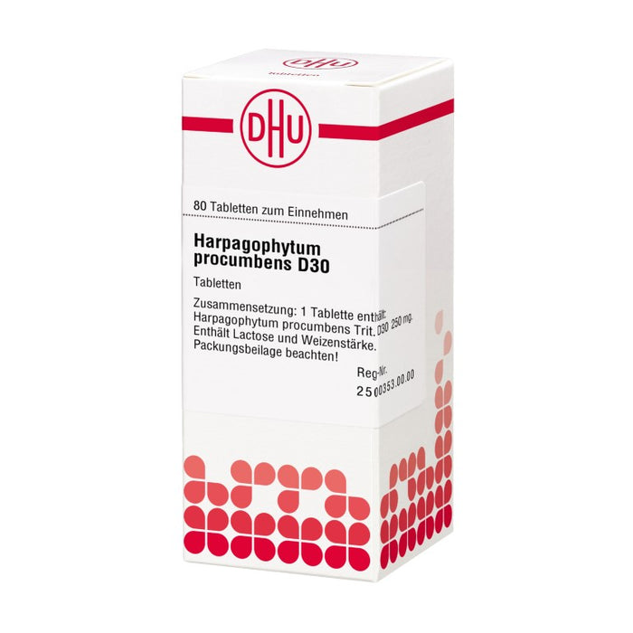 DHU Harpagophytum procumbens D30 Tabletten, 80 pc Tablettes