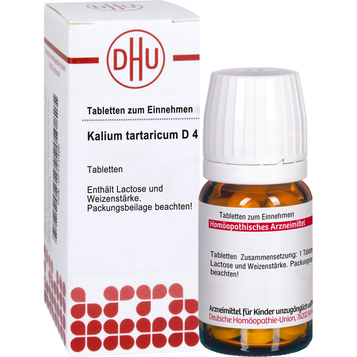 Kalium tartaricum D4 DHU Tabletten, 80 St. Tabletten