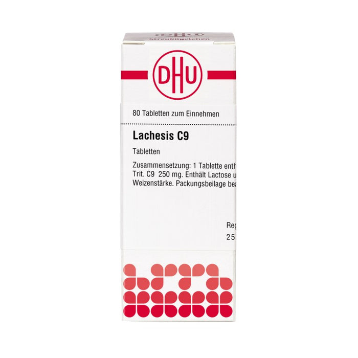 DHU Lachesis C9 Tabletten, 80 St. Tabletten