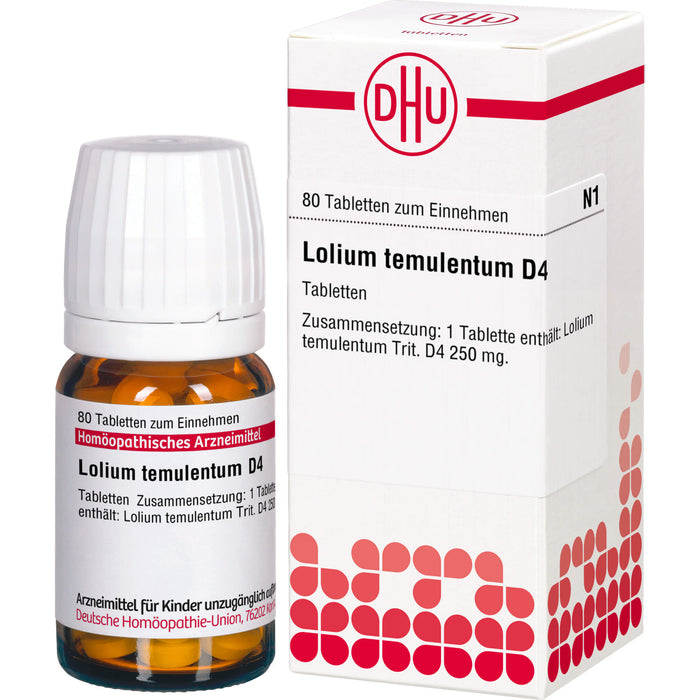 Lolium temulentum D4 DHU Tabletten, 80 St. Tabletten