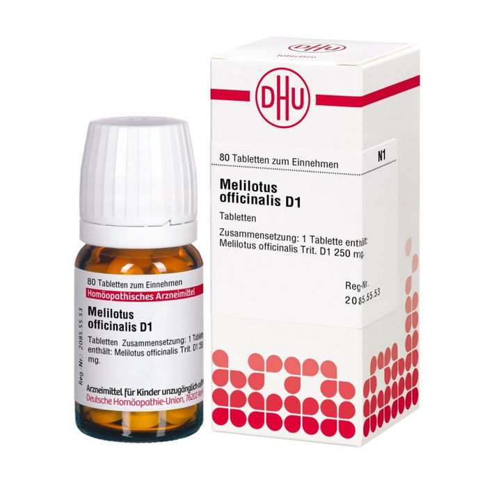 DHU Melilotus officinalis D1 Tabletten, 80 St. Tabletten