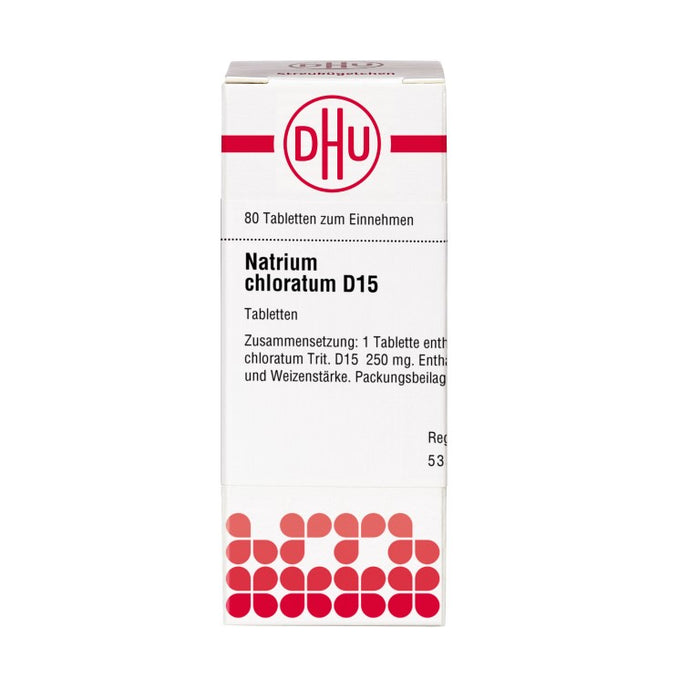 Natrium chloratum D15 DHU Tabletten, 80 St. Tabletten