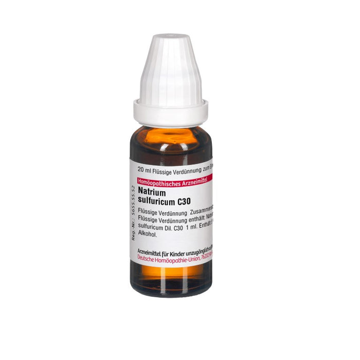 DHU Natrium sulfuricum C30 Dilution, 20 ml Lösung