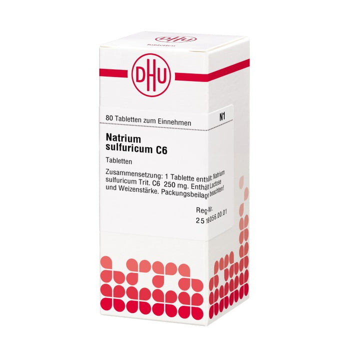 DHU Natrium sulfuricum C6 Tabletten, 80 pcs. Tablets