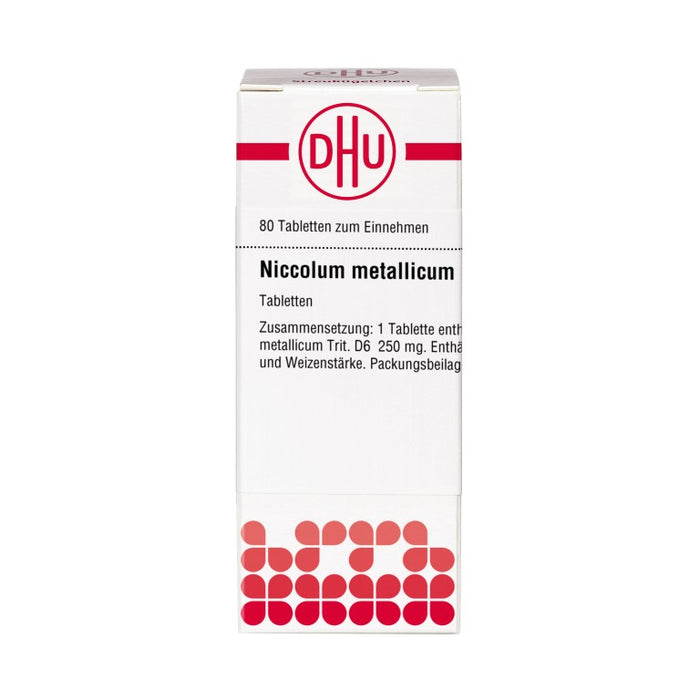 DHU Niccolum metallicum D 6 Tabletten, 80 pc Tablettes