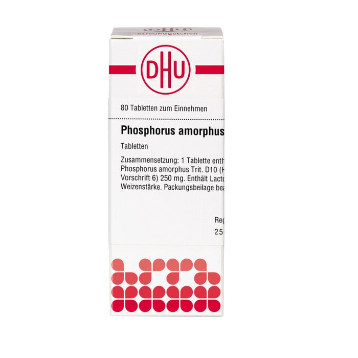 DHU Phosphorus amorphus D10 Tabletten, 80 St. Tabletten