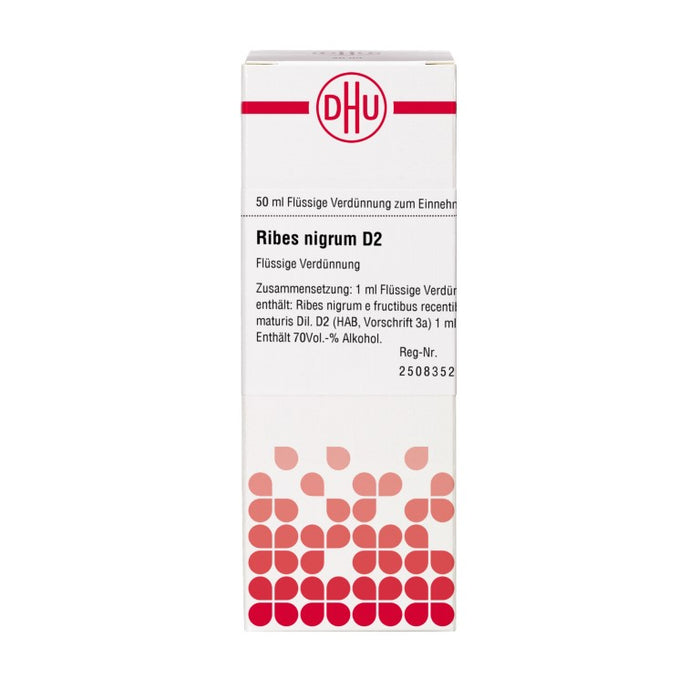 Ribes nigrum D2 DHU Dilution, 50 ml Lösung