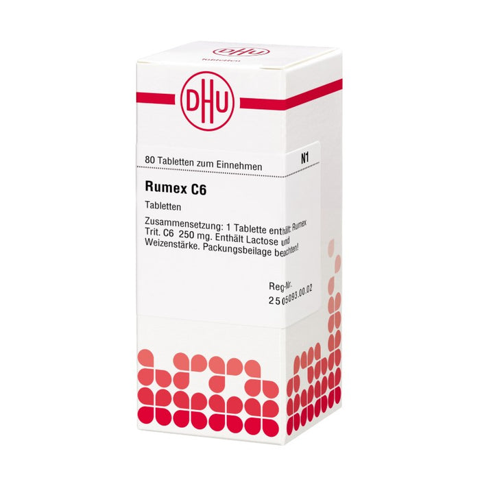 DHU Rumex C6 Tabletten, 80 pc Tablettes