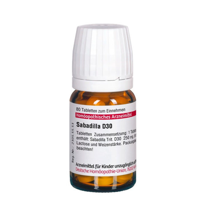 Sabadilla D30 DHU Tabletten, 80 St. Tabletten