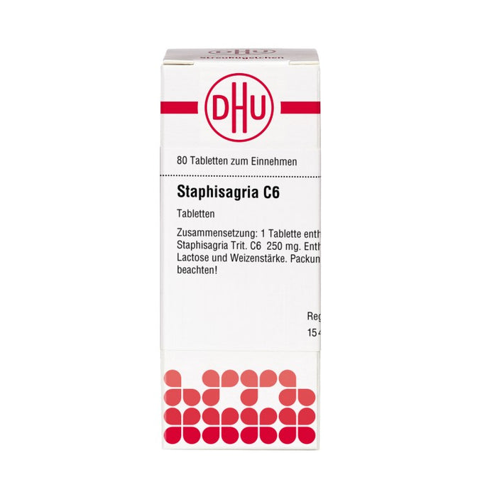 DHU Staphisagria C6 Tabletten, 80 pcs. Tablets