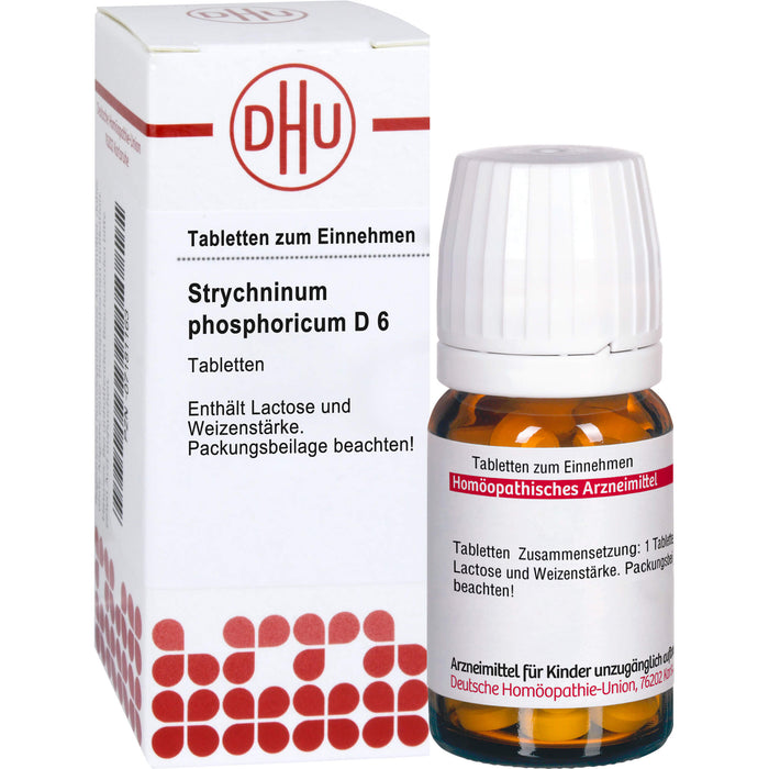 DHU Strychninum phosphoricum D6 Tabletten, 80 St. Tabletten