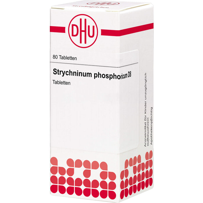 DHU Strychninum phosphoricum D8 Tabletten, 80 St. Tabletten