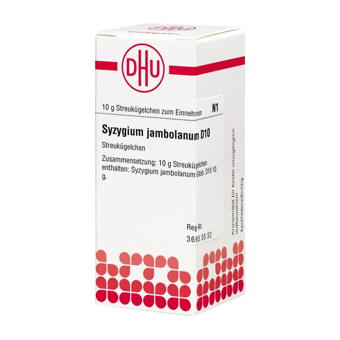 DHU Syzygium jambolanum D 10 Streukügelchen, 10 g Globuli