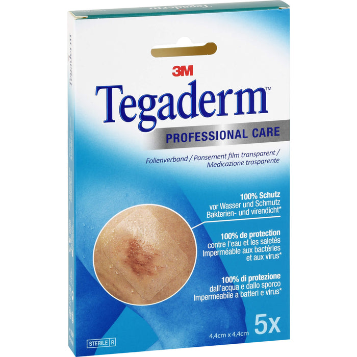 Tegaderm 3M Film 4,4cmx4,4cm, 5 St. Pflaster