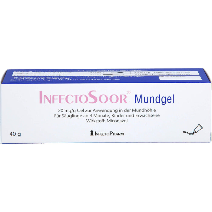 InfectoSoor Mundgel bei Hefepilzinfektionen der Mundschleimhaut, 40 g Gel