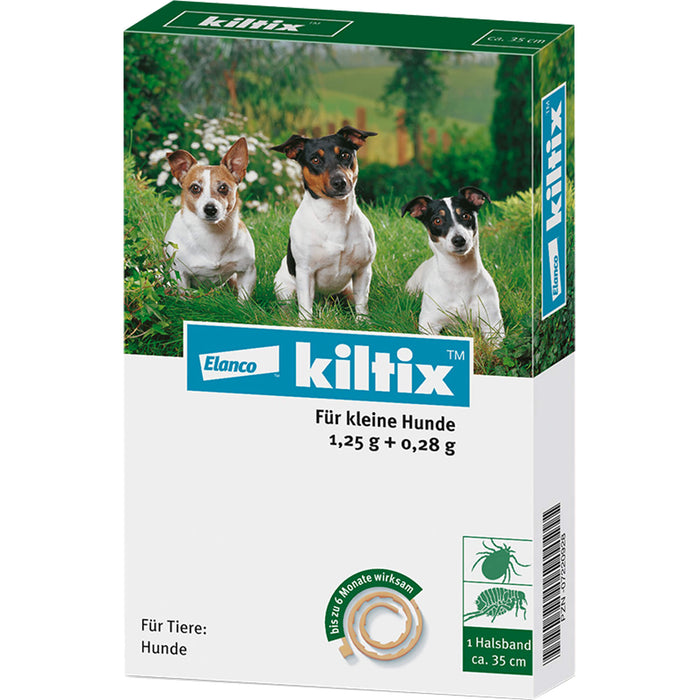 Elanco kiltix für kleine Hunde Ektoparasitizid-Halsband gegen Zecken und Flöhe, 1 pcs. Collar