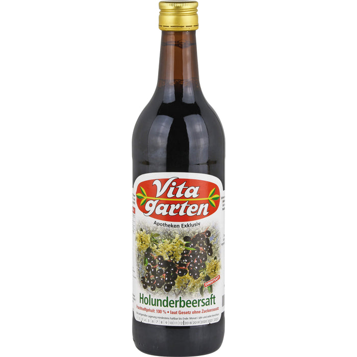 Vitagarten Holunderbeersaft, 750 ml Solution