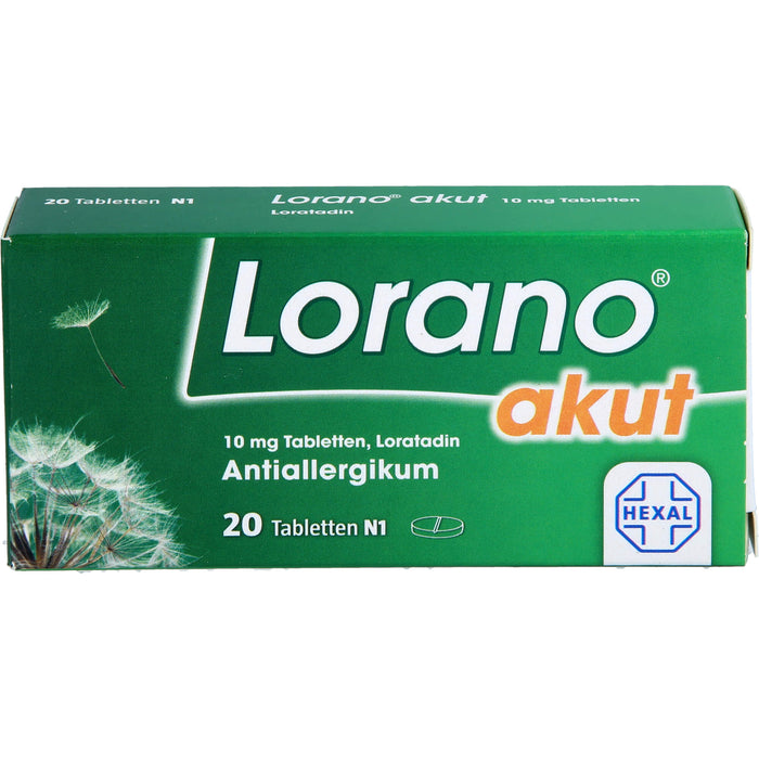 Lorano akut Tabletten, 20 pc Tablettes