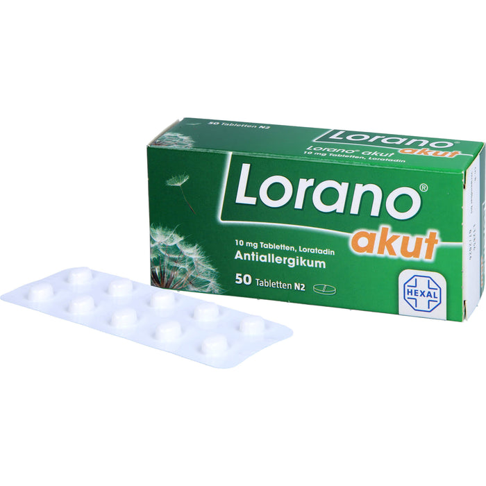 Lorano akut Tabletten, 50 St. Tabletten