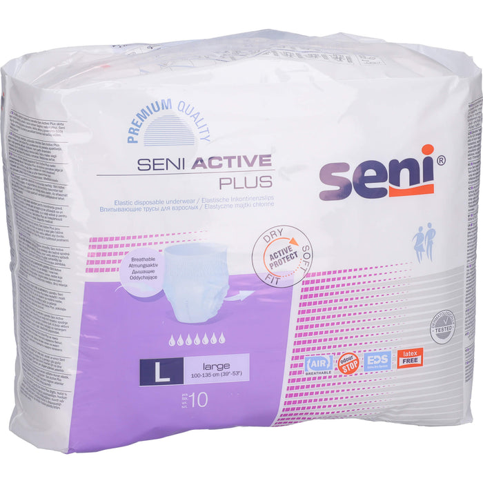 Seni Active Plus Large elastische Inkontinenzslips, 10 pcs. Pants