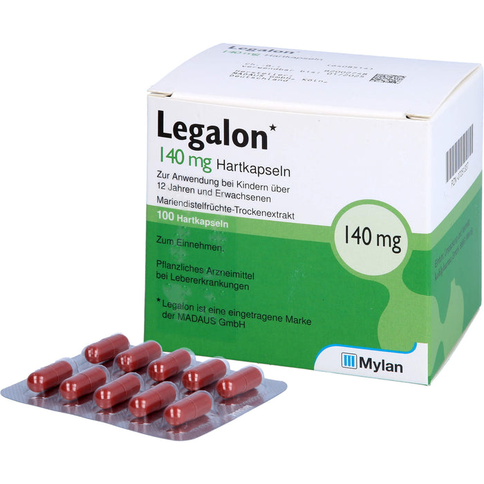 Legalon 140 kohlpharma Hartkapseln, 100 St HKP