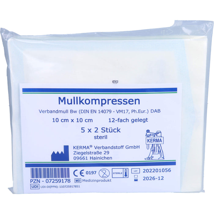 Mullkompr Bw 12f St 10x10, 5X2 St KOM