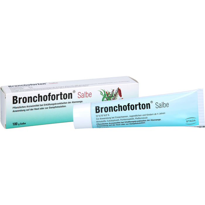 Bronchoforton Salbe bei Erkältungskrankheiten, 100 g Ointment