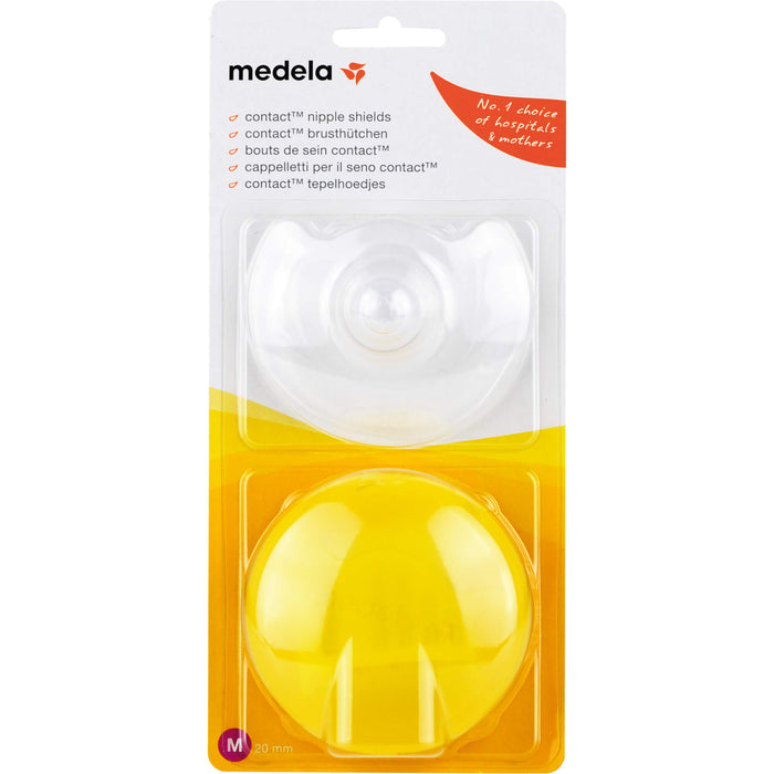 medela Contact Brusthütchen Größe M, 2 St. Packung