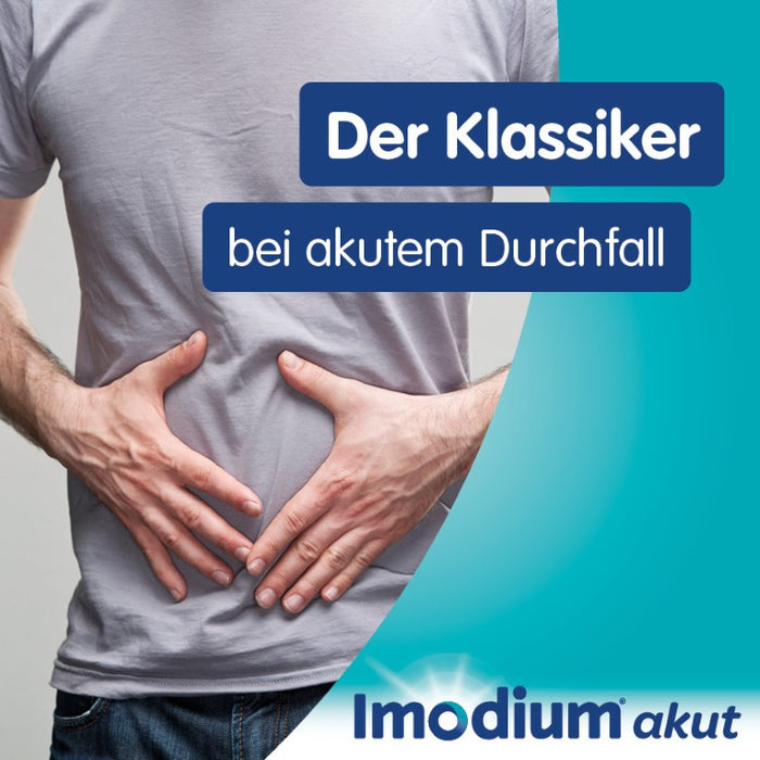 Imodium akut Hartkapseln bei akutem Durchfall, 12 pcs. Capsules