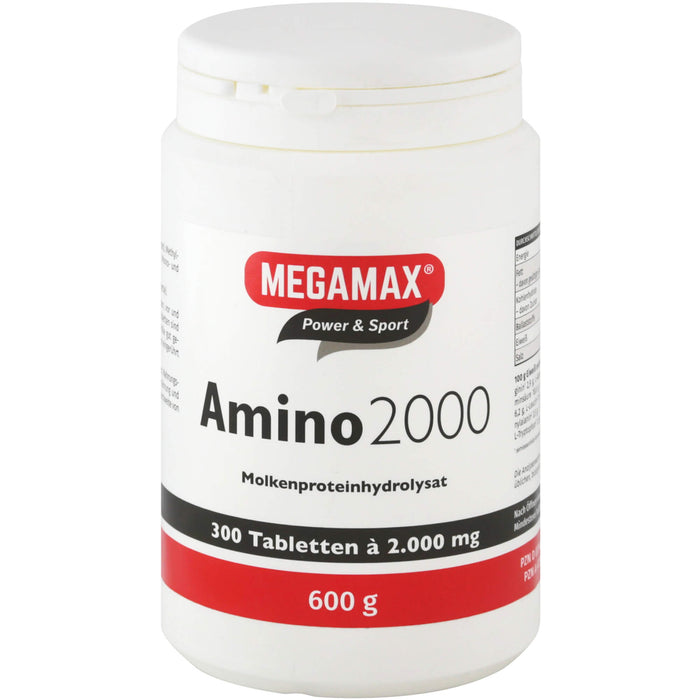 MEGAMAX Power & Sport Amino 2000 Tabletten, 300 pcs. Tablets