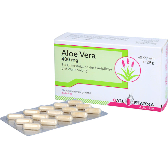 GALL PHARMA Aloe Vera 400 mg GPH Kapseln, 60 pcs. Capsules