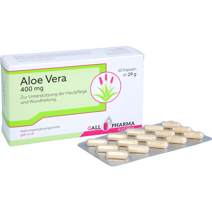 GALL PHARMA Aloe Vera 400 mg GPH Kapseln, 60 pcs. Capsules