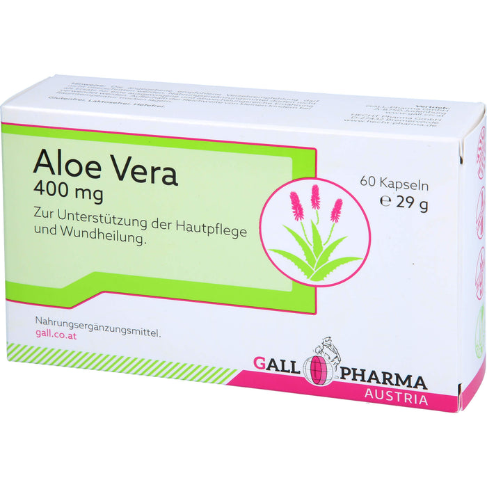 GALL PHARMA Aloe Vera 400 mg GPH Kapseln, 60 St. Kapseln