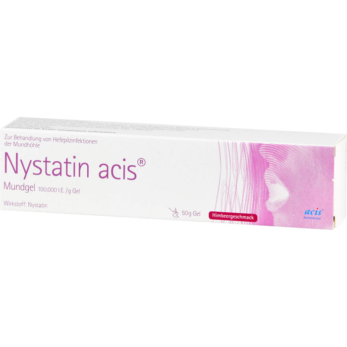 Nystatin acis Mundgel bei Hefepilzinfektionen der Mundhöhle, 50 g Gel