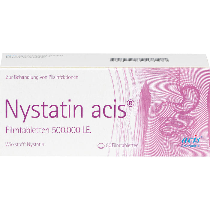 Nystatin acis Filmtabletten, 50 pc Tablettes