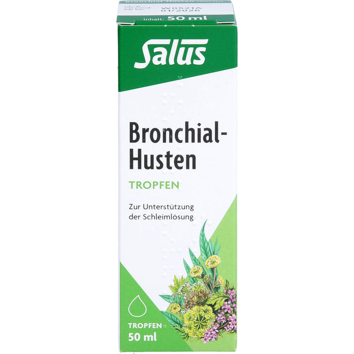 Salus Bronchial-Husten-Tropfen zur Unterstützung der Schleimlösung, 50 ml Lösung