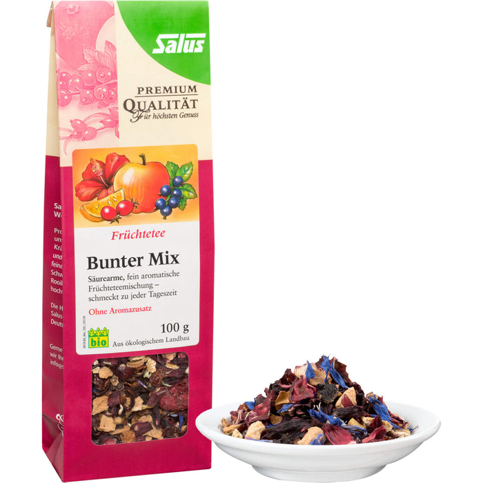 Früchtetee Bunter Mix bio Salus, 100 g TEE