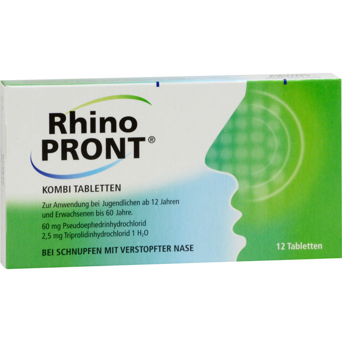 RhinoPRONT Kombi Tabletten, 12 pcs. Tablets