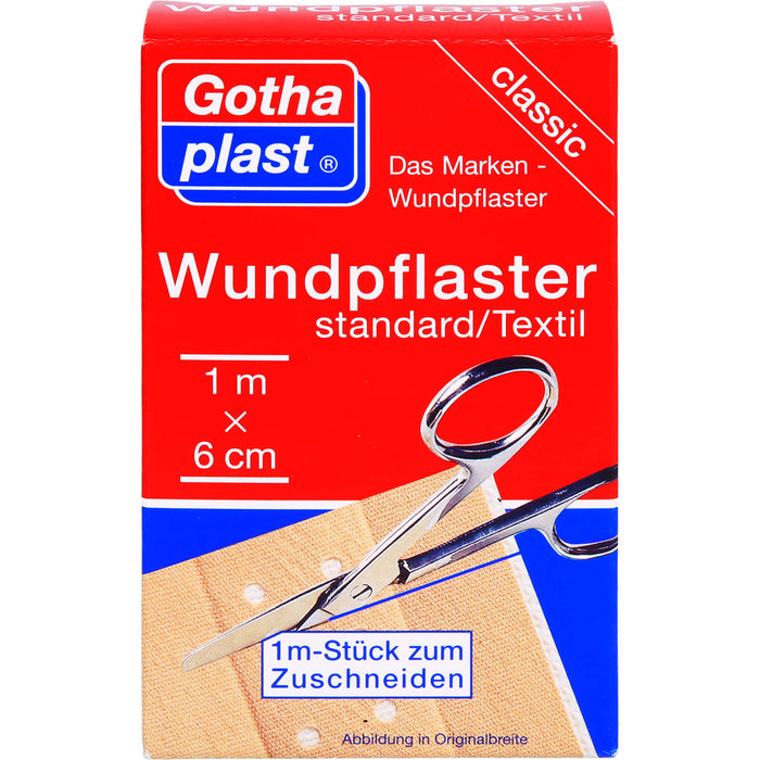 GOTHAPLAST WUNDPFLASTER STANDARD 1MX6CM AM STUECK, 1 St PFL