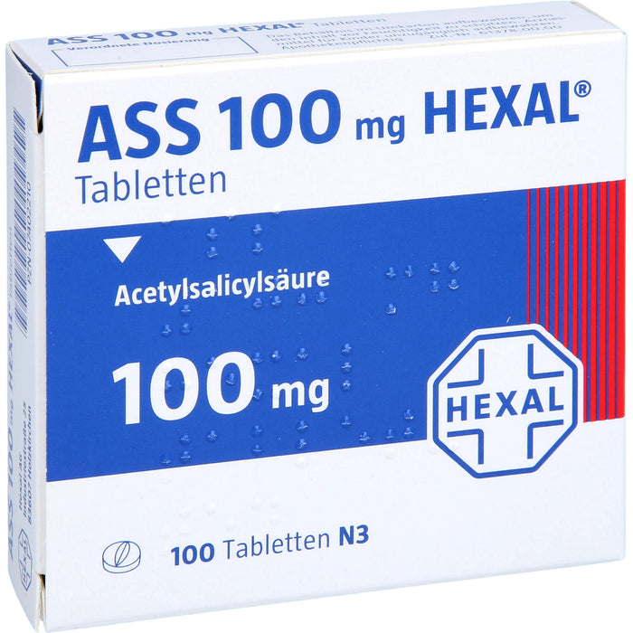 ASS 100 mg HEXAL Tabletten, 100 St. Tabletten