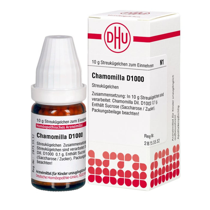 DHU Chamomilla D1000 Streukügelchen, 10 g Globuli